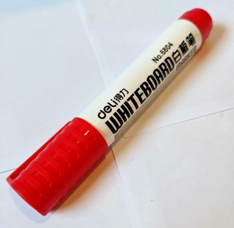 4x Large Dry Wipe White Board Markers Pens Bullet Tip Black Blue Red