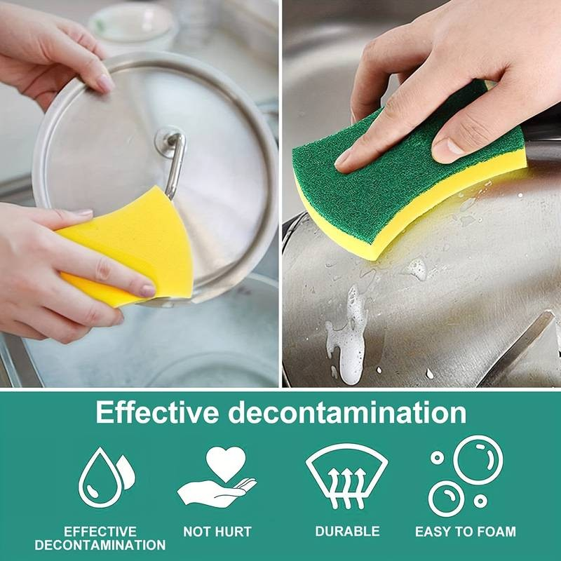 44pcs Complete Kitchen Cleaning Sets With Multi-Purpose Sponges Brand New