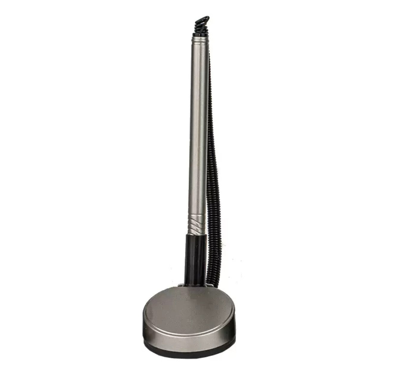 Reception Pen Desk Set On Chain With Stand- Black Counter Pen New
