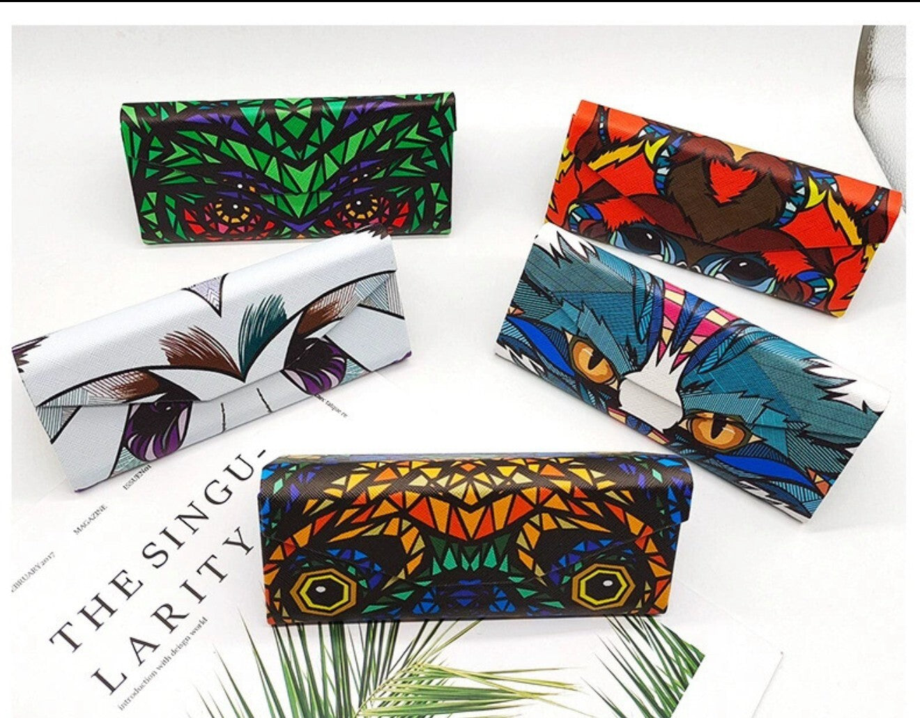 Eye Glasses Sunglasses Hard Case Box Protector Hold Gift Portable Unisex New