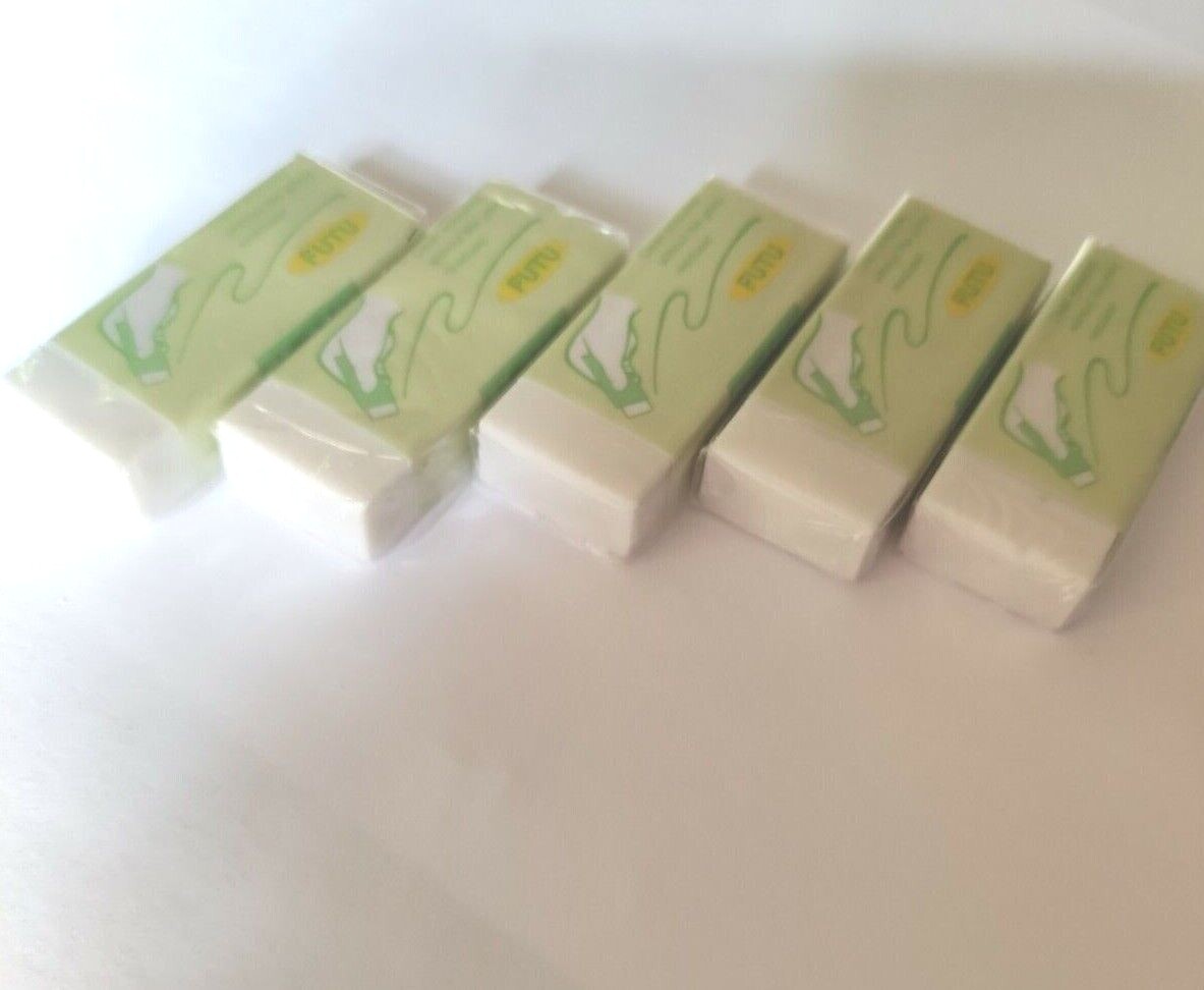 5 Pieces of Rubber Pencil Erasers for Children School Home Office Drawing