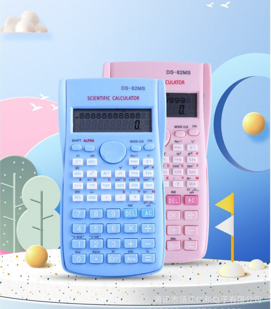 SCIENTIFIC CALCULATOR ELECTRONIC 82MS DIGITS SCHOOL EXAMS WORK OFFICE HOME