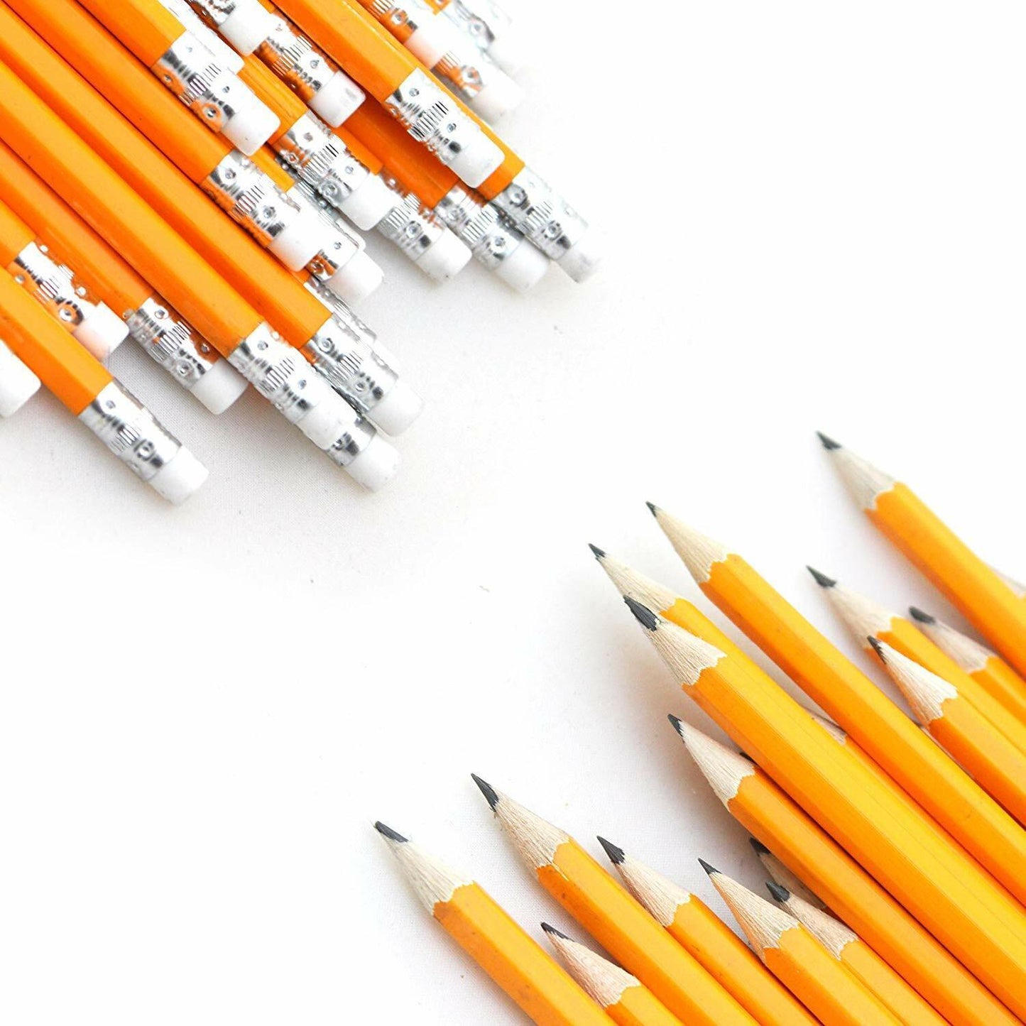 2B Unsharpened Pencils for Drawing Sketch Quality Wood Pencils for School Home