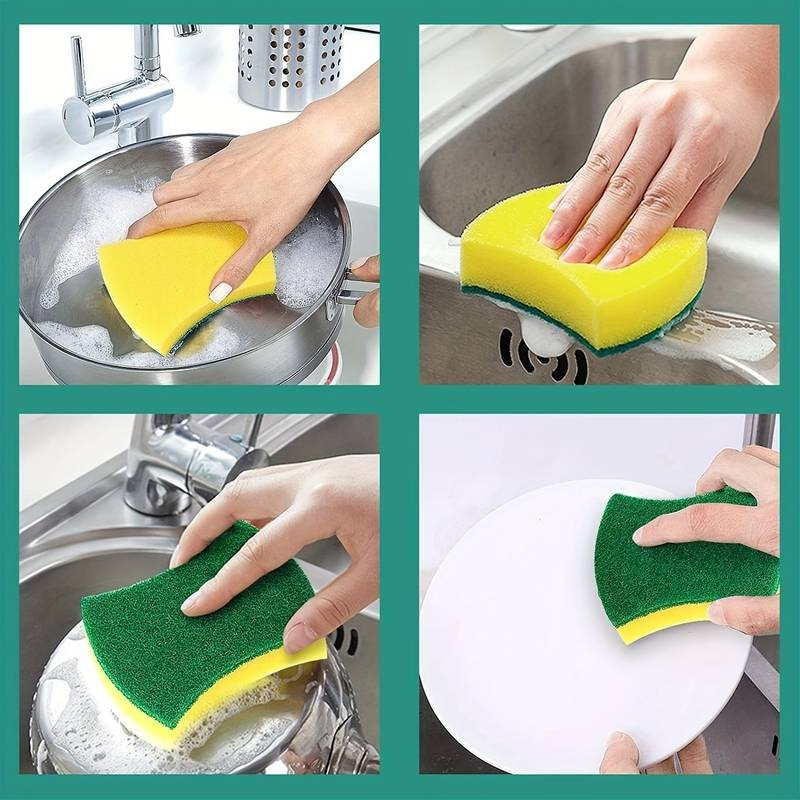 44pcs Complete Kitchen Cleaning Sets With Multi-Purpose Sponges Brand New