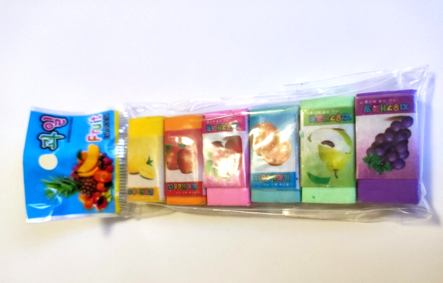 6 Mini Pieces of Rubber Pencil Erasers for Children School Home Office Drawing