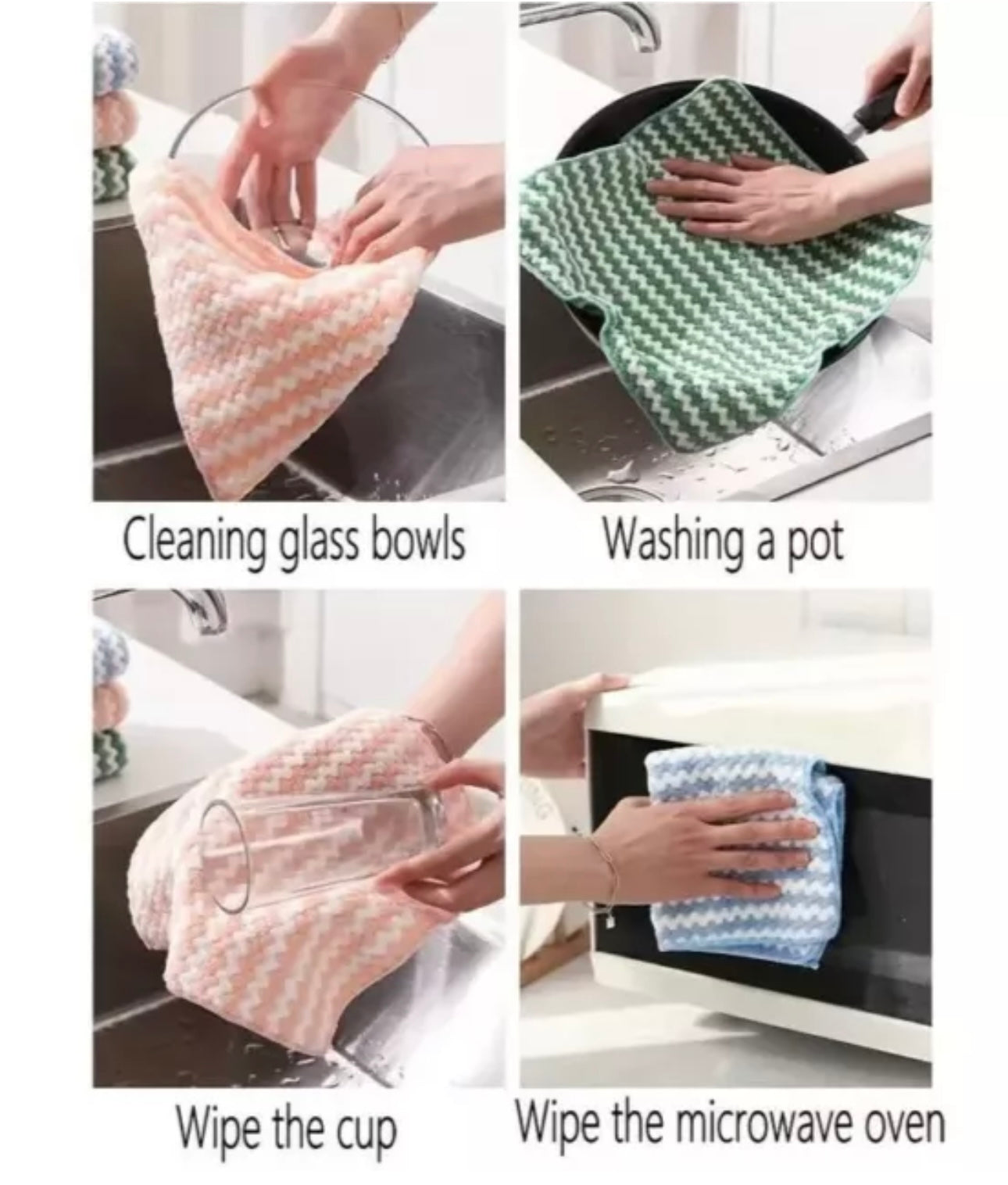 44pcs Complete Kitchen Cleaning Sets With Multi-Purpose Sponges Brand New
