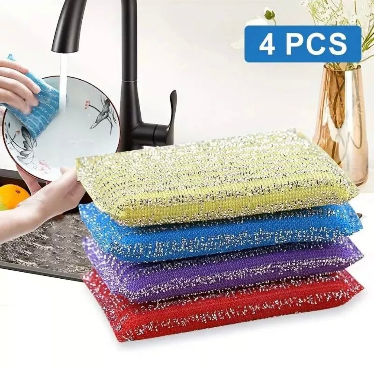 44pcs Complete Kitchen Cleaning Sets With Multi-Purpose Sponges Brand New