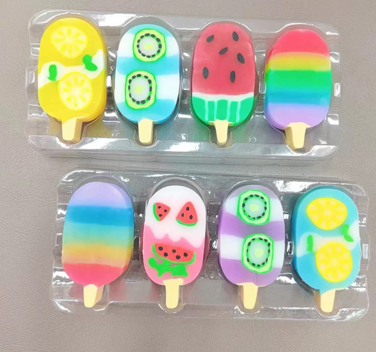 Eraser Rubber Plastic Set for Children School Home Office Drawing