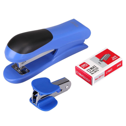  Deli 3 in 1 Stapler Set for Office School Business Random Colours Brand New