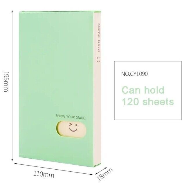 Business Name Card Book Wallet Holder 120 card Organiser New