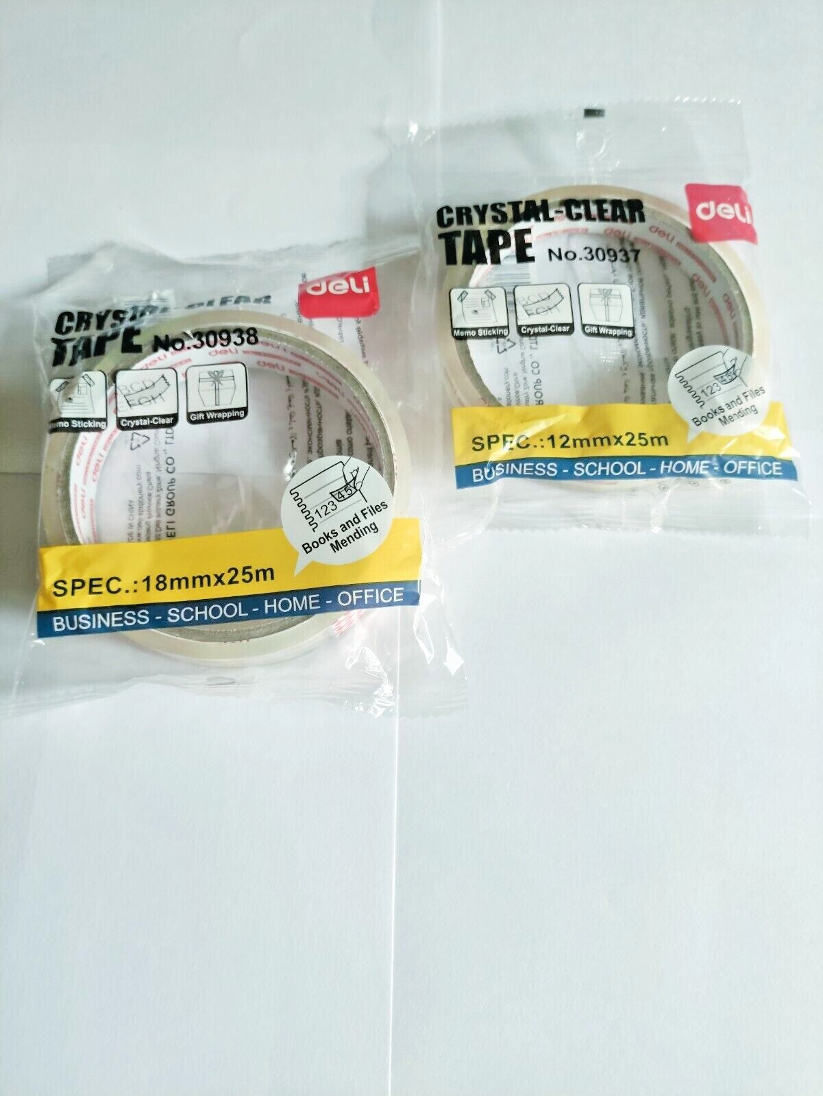 Sellotape  Parcel Packing Tape Carton Sealing Clear Crystal Strong 18MM X 25M