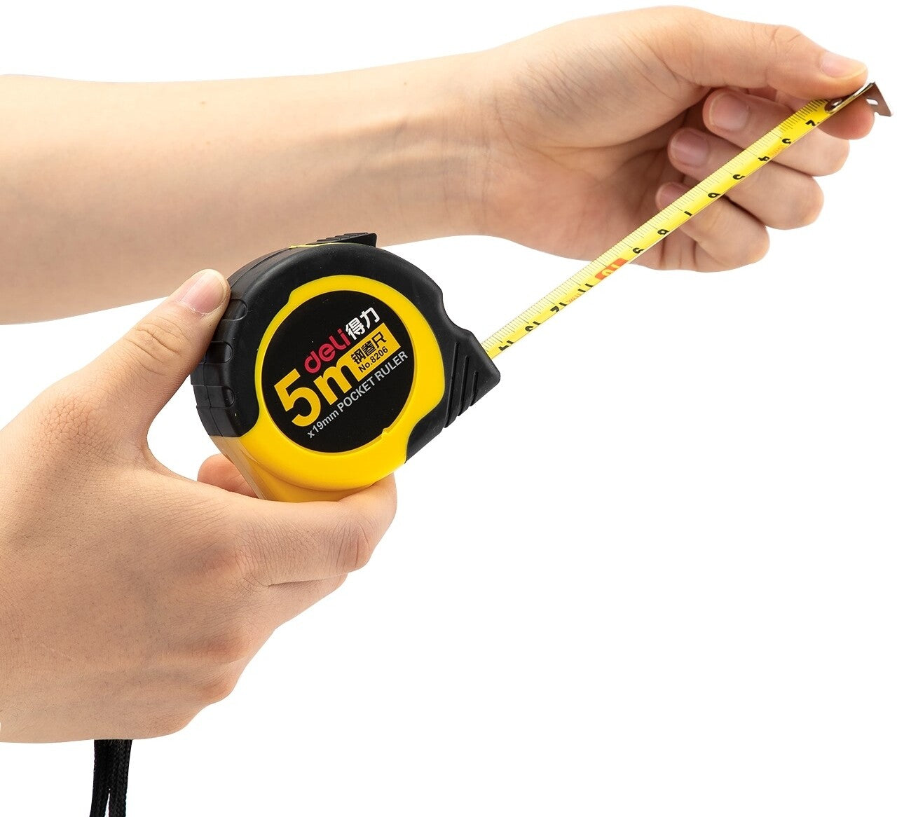 Deli Tape Measures 3m / 5m  Auto Lock Retractable Pocket Tool Metric Rule