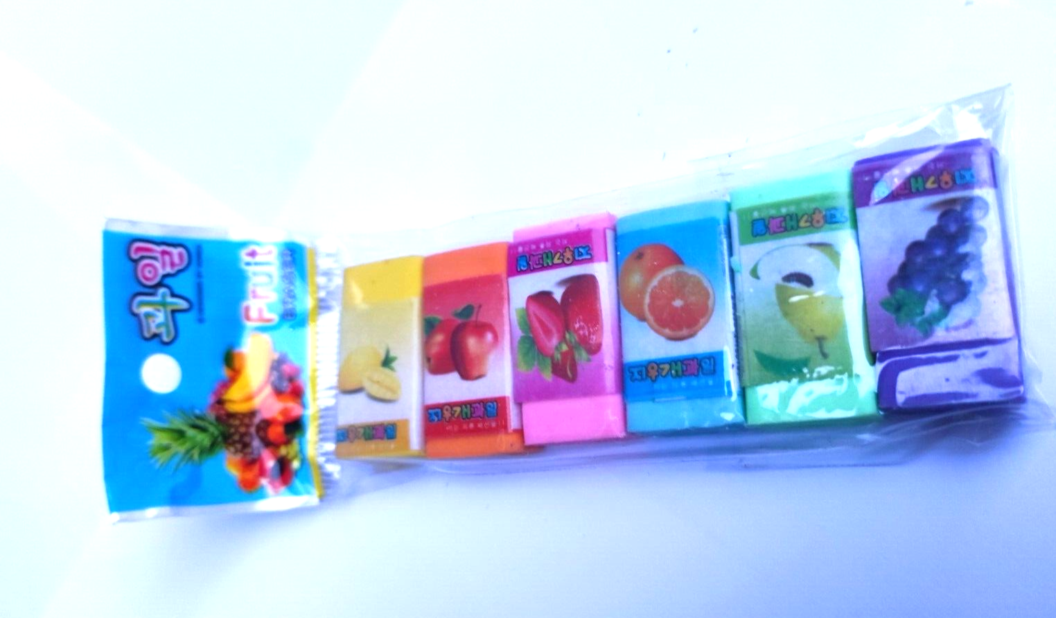 6 Mini Pieces of Rubber Pencil Erasers for Children School Home Office Drawing