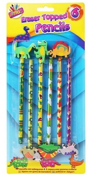 HB Pencils Erasers Topped Cute Animals Erasers for Children Kids School Home