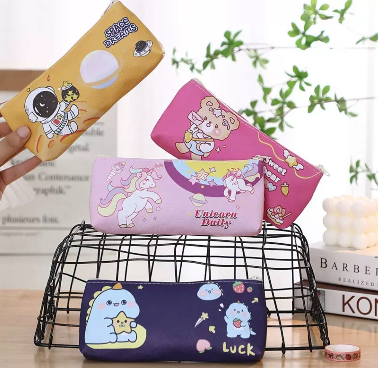 Pencil Case for  Girls Boys Children Animals Large  School Pencil Cases New