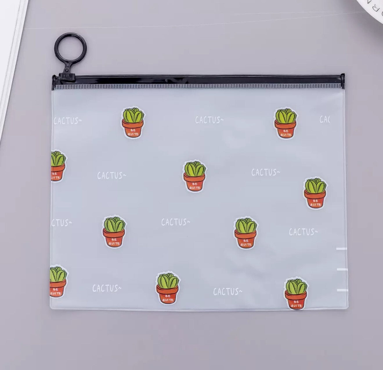 Pencil Case for  Girls Boys Children  Large  Cactus School Pencil Cases