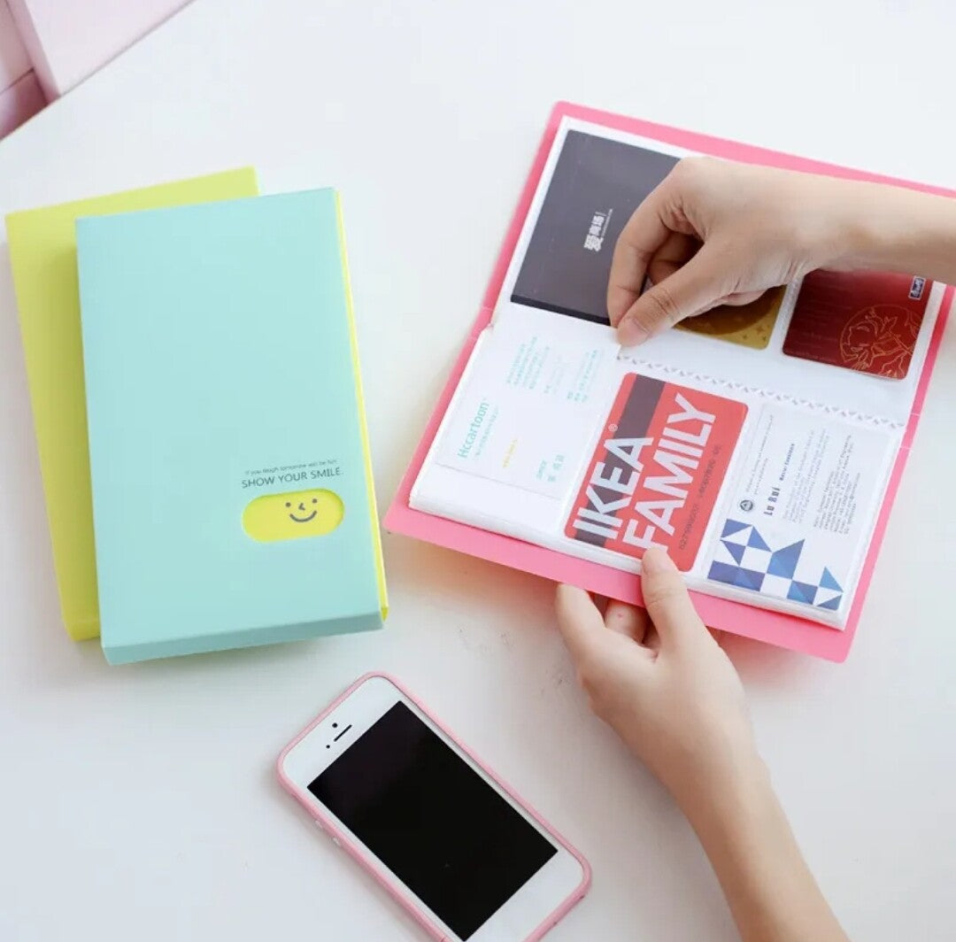 Business Name Card Book Booklet Wallet Holder 120 cards Organiser Folder New