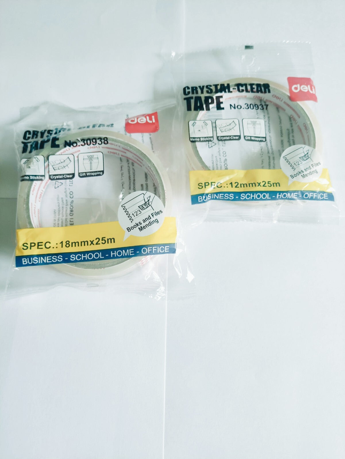 Sellotape  Parcel Packing Tape Carton Sealing Clear Crystal Strong 18MM X 25M