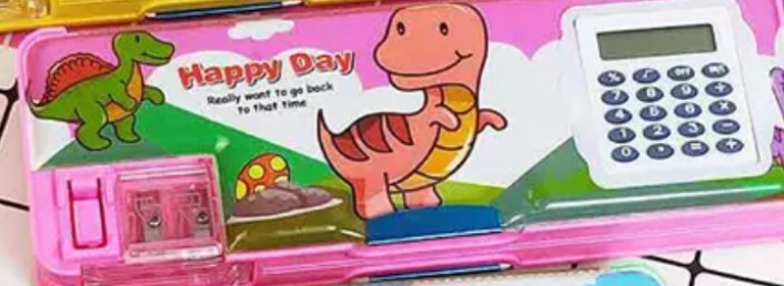 Calculator & Pencil Case Set – School Exam Stationery Combo for Students
