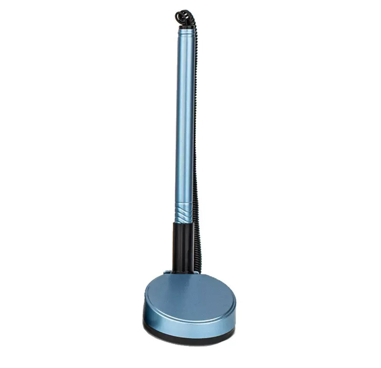 Reception Pen Desk Set On Chain With Stand- Black Counter Pen New
