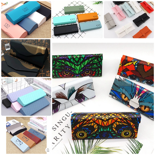 Eye Glasses Sunglasses Hard Case Box Protector Hold Gift Portable Unisex New