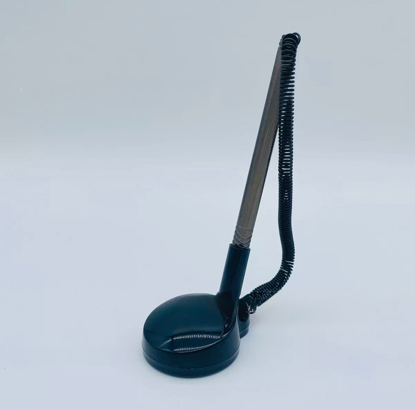 Reception Pen Desk Set On Chain With Stand- Black Counter Pen