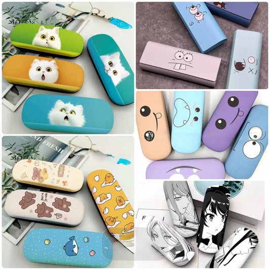 Eye Glasses Sunglasses Hard Case Box Protector Hold Gift Portable Unisex