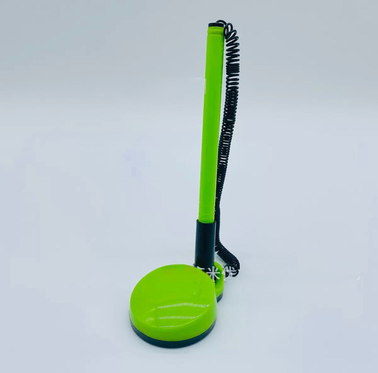 Reception Pen Desk Set On Chain With Stand- Black Counter Pen