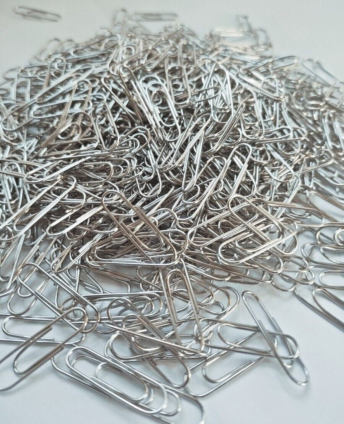 Paper Clips Large 28mm - Polished Steel Metal Paperclips New