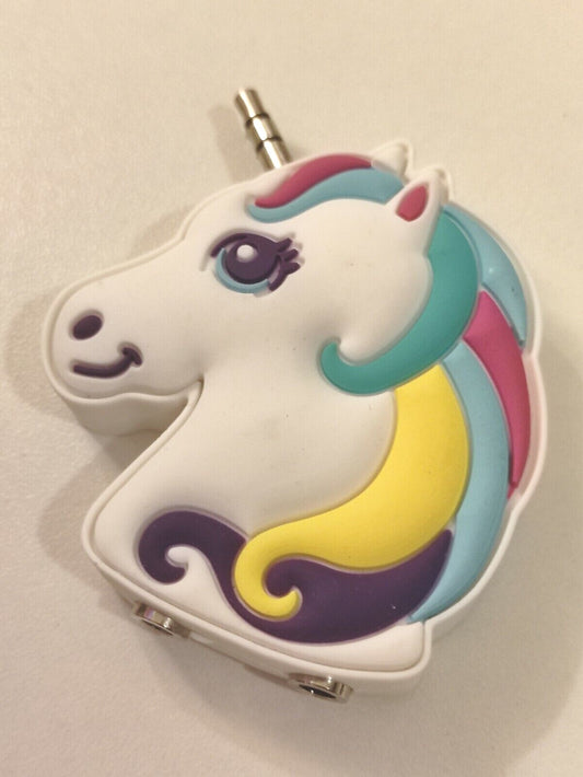 Headphone Splitter Jack Earphones Share Rhythm 3.5mm Unicorn Flamingo Babe
