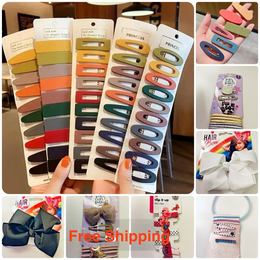 Girls Boutique Head Clips Hair Bows Crown Princess Brand New