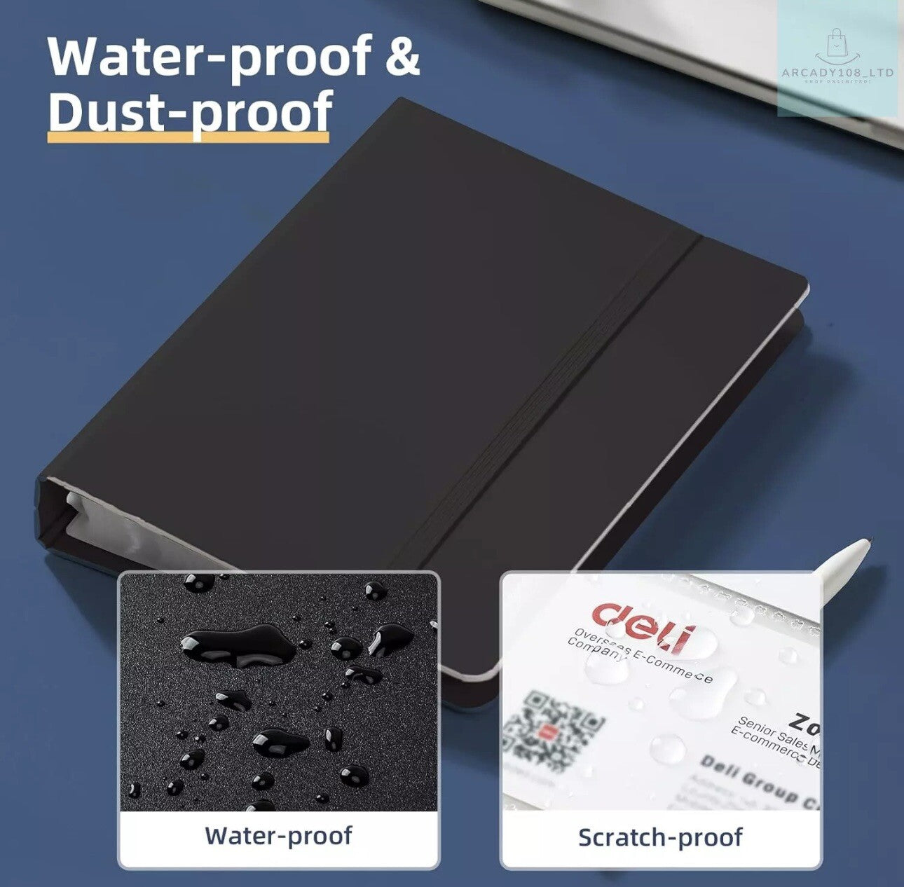 Deli Business Name Card Book Booklet Wallet Holder 180 cards Organiser Folder