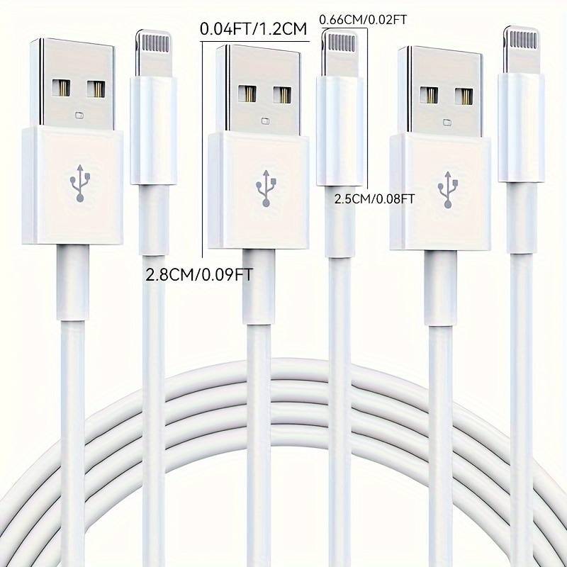 Fast Charger USB Cable for iPhone 5–14 Pro Max iPad – Sync Data Charging Cord