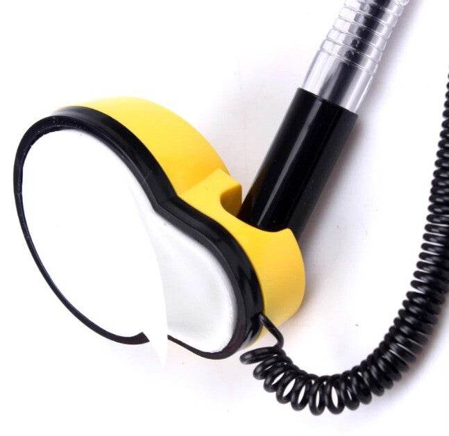 Reception Pen Desk Set On Chain With Stand- Black Counter Pen Brand New
