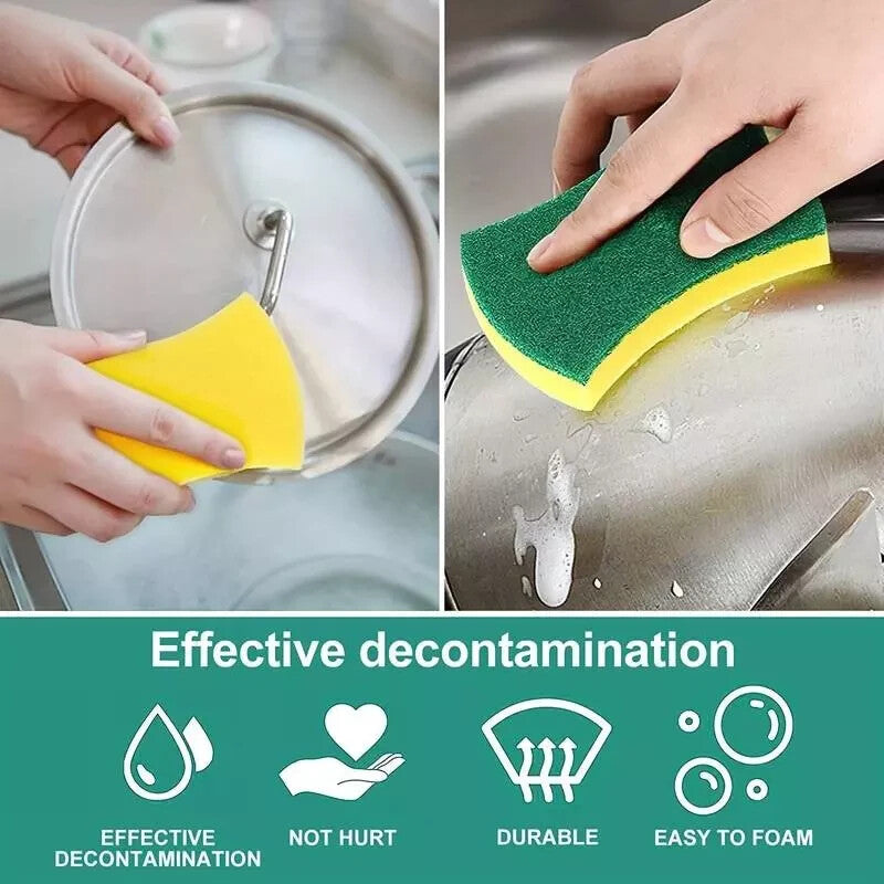 Washing up Sponge Scourer Kitchen Cleaning Sets With Multi-Purpose Sponges 44pcs