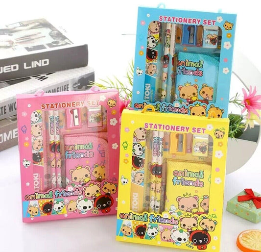 HB Pencil Stationery Set Rubber Pencil School Wallet Gift New