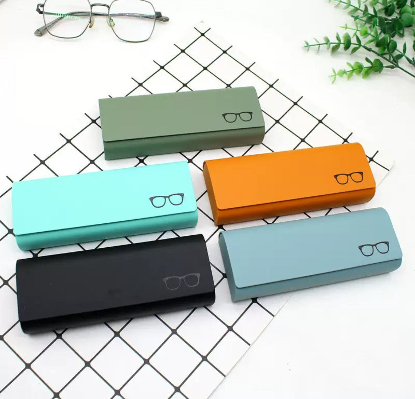Eye Glasses Sunglasses Hard Case Box Protector Hold Gift Portable Unisex New