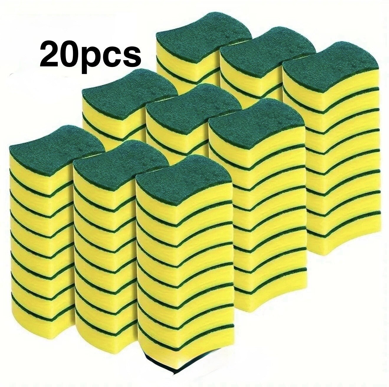 Washing up sponge scourers Lot Kitchen Sponge Super Strong 20PCS