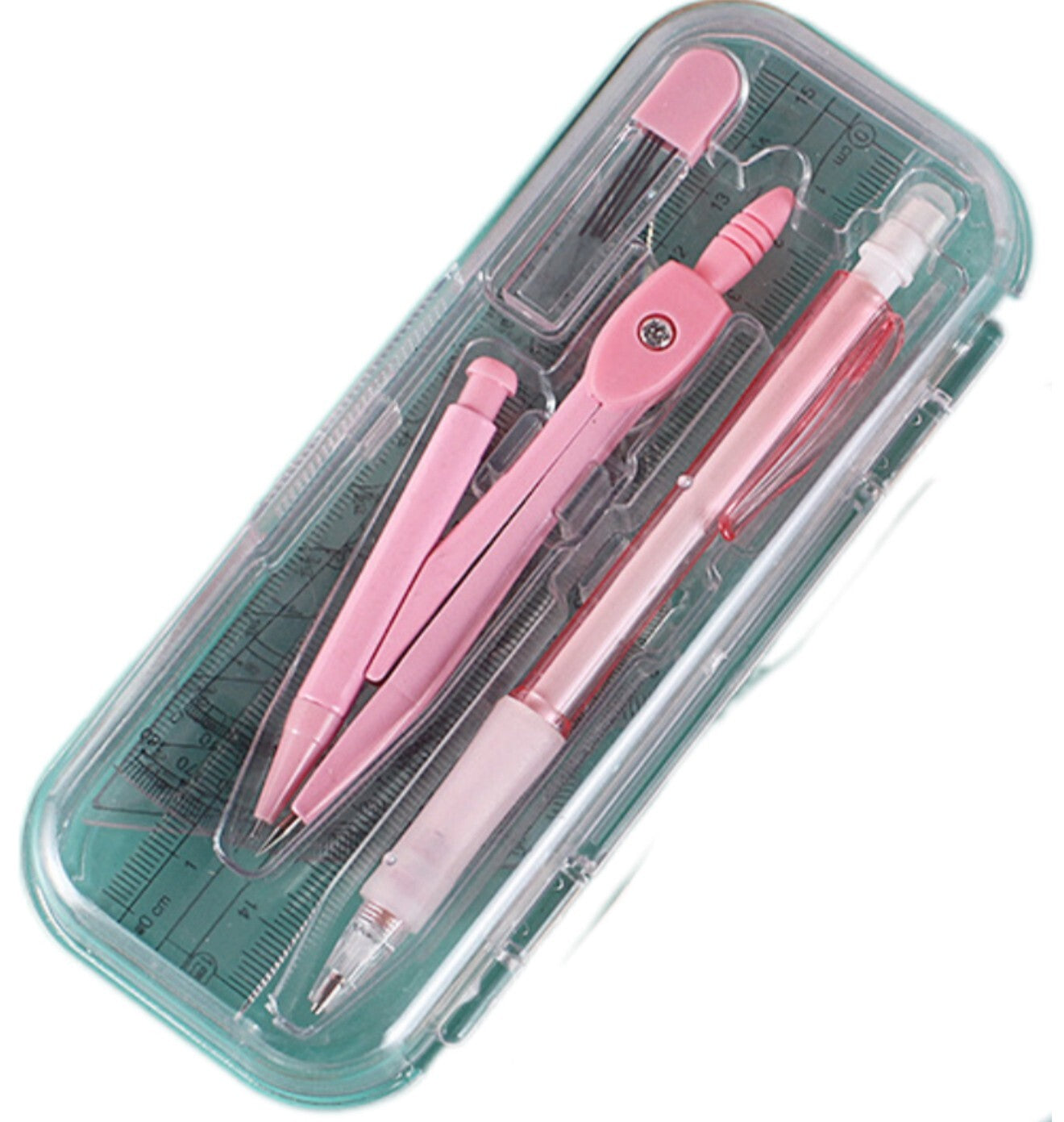 Maths Geometry  Compass Protractor Set Back To School Exam Stationery 8PCS