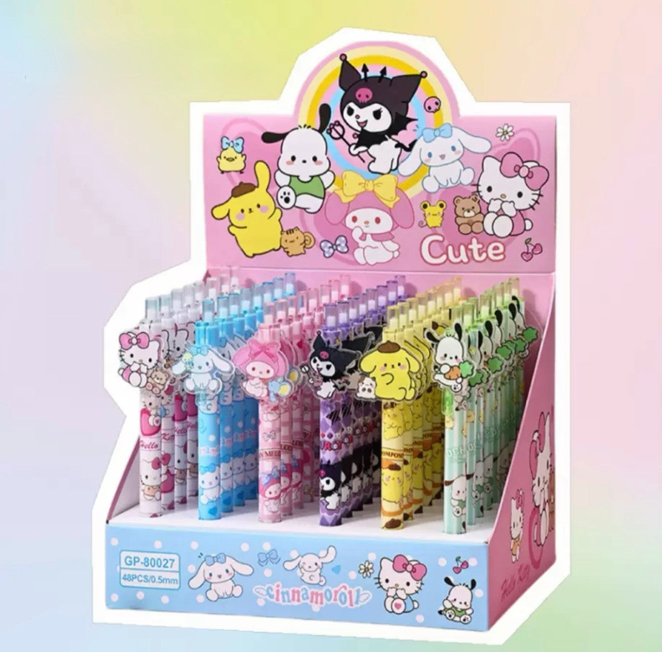 QUALITY BLACK GEL PENS FOR STUDENTS PENS RANDOM COLOURS NEW