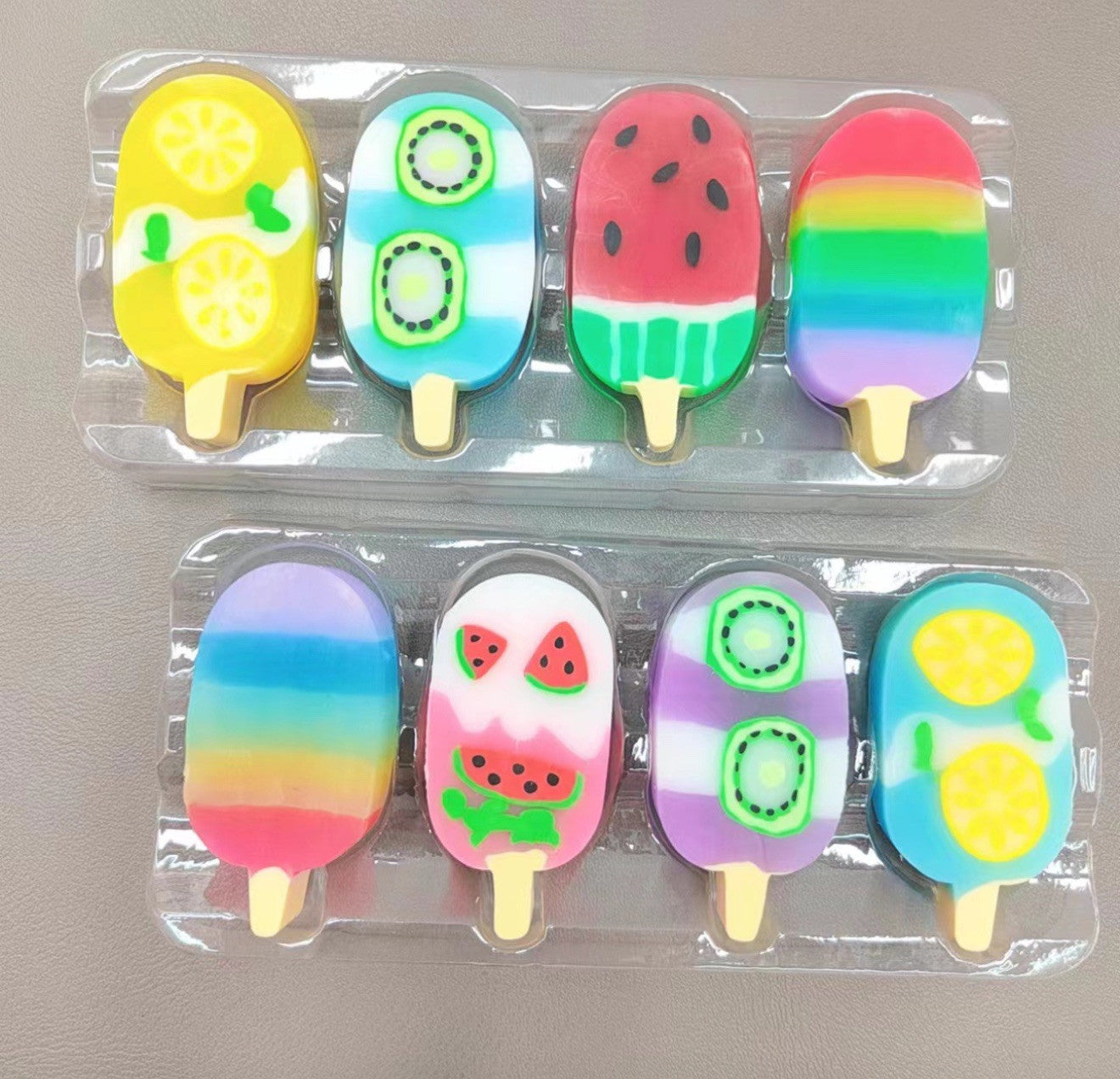 Eraser Rubber Plastic Set for Children School Home Office Drawing
